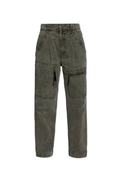 Isabel Marant Étoile Kanna Zip-detailed Trousers In Black