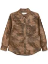 Isabel Marant Étoile Isabel Marant Etoile Karima Faux Leather Shirt In Brown