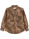 Isabel Marant Étoile Isabel Marant Etoile Karima Faux Leather Shirt In Multi