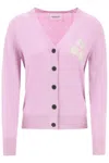 Isabel Marant Étoile Purple Newton Cardigan In Neutrals