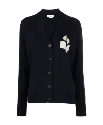 Isabel Marant Étoile Karin Cotton-blend Cardigan In Black