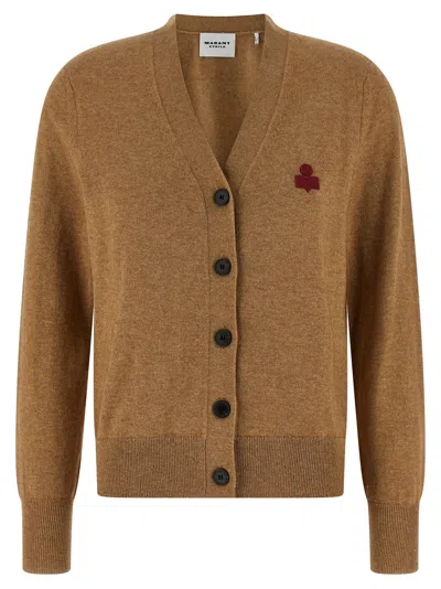 Isabel Marant Étoile Karina Cardigan In Brown
