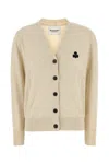 Isabel Marant Étoile Isabel Marant Etoile Melange Cream Cotton Blend Karina Cardigan