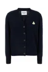 Isabel Marant Étoile Isabel Marant Etoile Midnight Blue Cotton Blend Karina Cardigan In Midnight