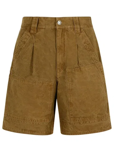 Isabel Marant Étoile Katja' Brown Cotton Shorts