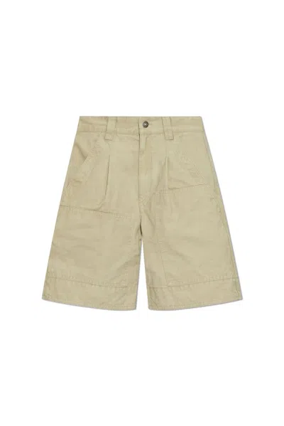 Isabel Marant Étoile Isabel Marant Etoile Katja Cotton Shorts In Green