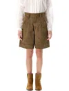 Isabel Marant Étoile Isabel Marant Etoile Katja Shorts In Light Bronze