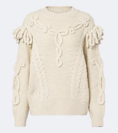 Isabel Marant Étoile Isabel Marant Etoile Sweater Woman Color Nude In White