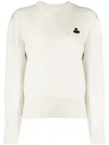 Isabel Marant Étoile Isabel Marant Etoile Milla Cotton Sweatshirt With Round Neck In Grey