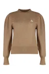 Isabel Marant Étoile Isabel Marant Etoile Kelaya Cotton-wool Blend Sweater In Brown