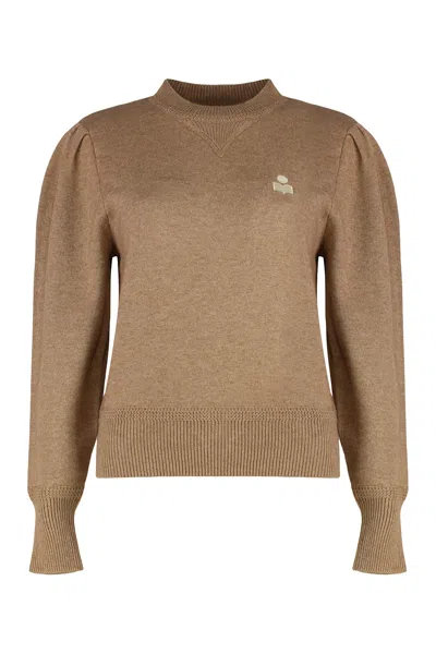 ISABEL MARANT ÉTOILE KELAYA COTTON-WOOL BLEND SWEATER
