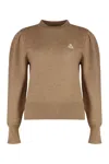 Isabel Marant Étoile Isabel Marant Etoile Kelaya Cotton-wool Blend Sweater In Brown