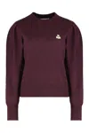 Isabel Marant Étoile Isabel Marant Etoile Kelaya Cotton-wool Blend Sweater In Burgundy