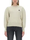 Isabel Marant Étoile Kelaya Sweater With Balloon Sleeves In Neutral