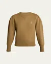 Isabel Marant Étoile Kelaya Logo Sweater In Khaki