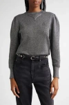 Isabel Marant Étoile Kelaya Logo Knitted Jumper In Silver