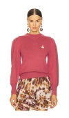 Isabel Marant Étoile Kelaya Fine Knit Blend Sweater In Antik Pink