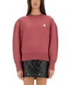 Isabel Marant Étoile Kelaya Fine Knit Blend Sweater In Pink