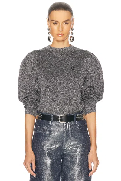 Isabel Marant Étoile Kelaya Sweatshirt In Silver