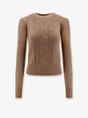 Isabel Marant Étoile Marant Etoile Women Kelia Cotton And Wool Sweater In Brown