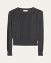 Isabel Marant Étoile Kelia Openwork Sweater In Gray