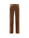Isabel Marant Étoile Marant Etoile Women Kelsie Leather-alternative Material Trousers In Brown