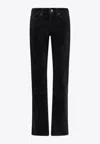 Isabel Marant Étoile Kelsie Five Pocket Trousers With Belt Loops In Black