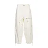 Isabel Marant Étoile Kelvin Cargo Pants In White Cotton In White