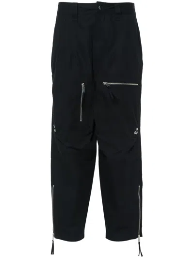 Isabel Marant Étoile Kelvin Cotton Tapered Trousers In Black