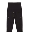 Isabel Marant Étoile Kelvin Cotton Tapered Trousers In Black