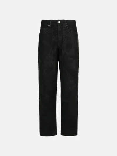 Isabel Marant Étoile 'kelvina' Black Faux Leather Pants