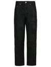 Isabel Marant Étoile Womens Black Kelvina Wide-leg Faux-leather Trousers