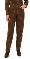 Isabel Marant Étoile Kelvina Jeans Tabacco In Brown