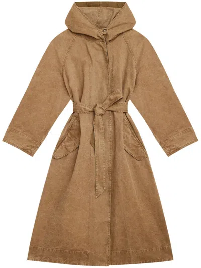 Isabel Marant Étoile Ketlyn Coat In Brown