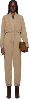 Isabel Marant Étoile Khaki Remady Jumpsuit In Khaki
