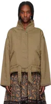 Isabel Marant Étoile Khaki Selane Jacket In Khaki