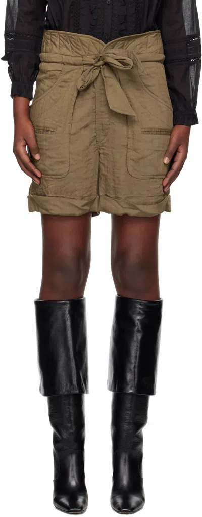 Isabel Marant Étoile Khaki Sereni Shorts