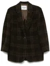 Isabel Marant Étoile Isabel Marant Etoile Embroidered Wool Gesina Blazer In Brown