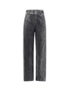 Isabel Marant Étoile Onyta Corduroy Trousers Vintage Black In Black