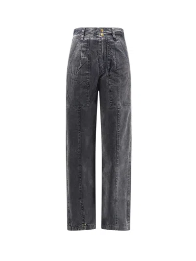 Isabel Marant Étoile Kiana Denim Trousers In Black