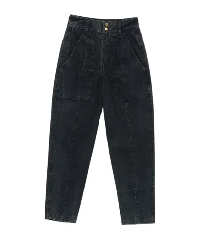 Isabel Marant Étoile Kiana Panelled Trousers In Black