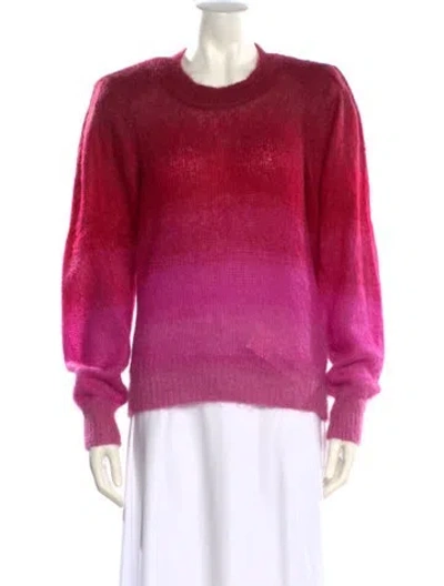 Pre-owned Isabel Marant Étoile Kid Mohair Striped Sweater W/ Tags In Purple