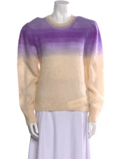 Pre-owned Isabel Marant Étoile Kid Mohair Tie-dye Print Sweater In Neutral