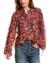 Isabel Marant Etoile Kiledia Blouse In Red