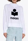 Isabel Marant Étoile Kilsen Logo Print Sweatshirt In White