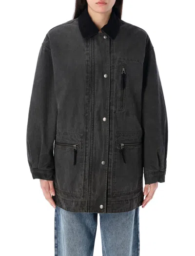 ISABEL MARANT ÉTOILE ISABEL MARANT ETOILE KIMELIA COATED COTTON JACKET