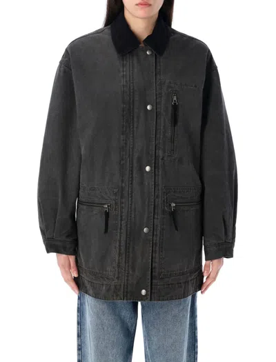 ISABEL MARANT ÉTOILE ISABEL MARANT ÉTOILE KIMELIA COATED COTTON JACKET