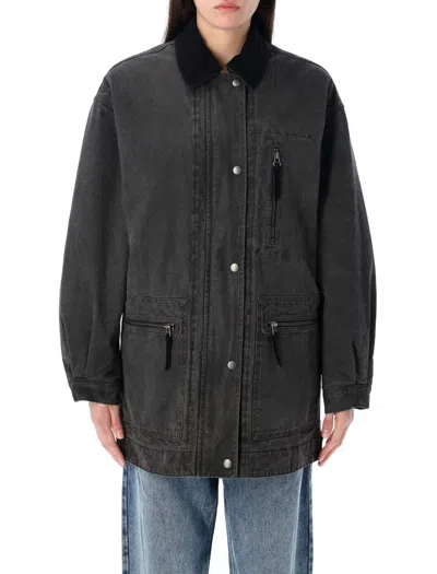 ISABEL MARANT ÉTOILE ISABEL MARANT ÉTOILE KIMELIA COATED COTTON JACKET