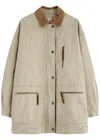 Isabel Marant Étoile Sand Canvas Kimelia Padded Jacket In Ecru
