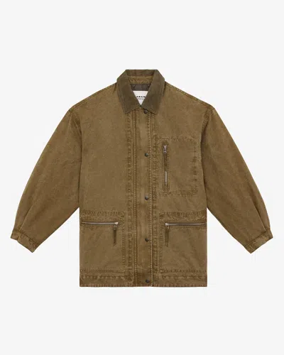 Isabel Marant Étoile Kimelia Jacket In Light Bronze